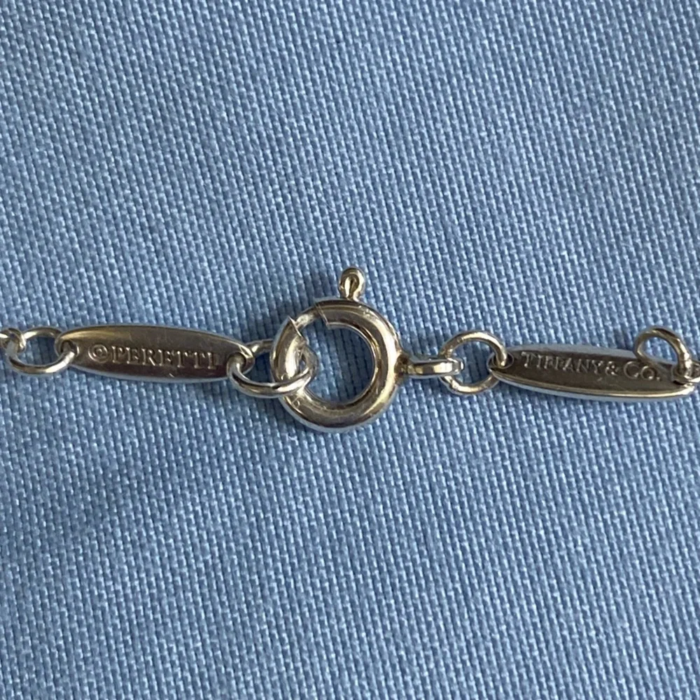 Tiffany & Co. Sterling Open Heart Necklace - Picture 6 of 11